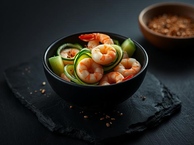 Cucumber Shrimp Salad